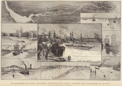 The Manchester Ship Canal, the formal inauguration on 1 January by Charles J. Staniland